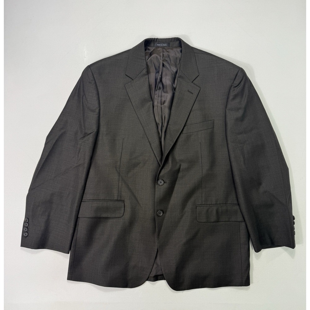 Lauren Ralph Lauren Mens 44S Wool Blazer Brown Two Button Sport Coat Career Suit